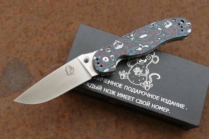 Складной нож Steelclaw Крыса Limited Edition 1 Red Складной нож Steelclaw Крыса Limited Edition 1 Red