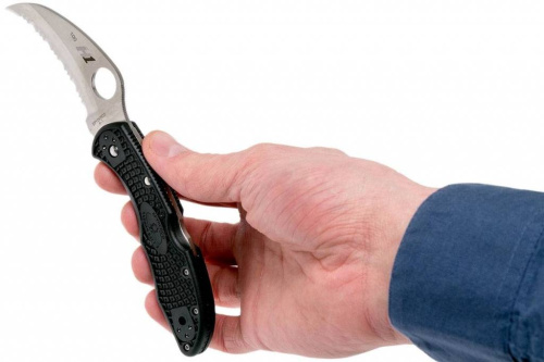 Складной нож Spyderco Tasman Salt 2 - 106SBK2 фото 9