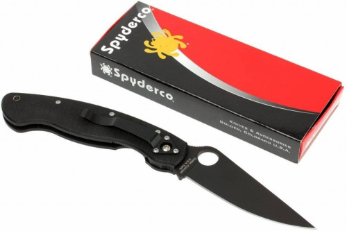 Складной нож Spyderco Military™ Model - C36GPBK фото 20