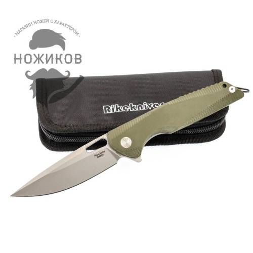 5891 Rike knife RK802G Green фото 14