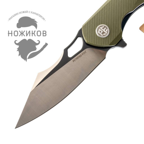 Складной нож Petrified Fish 919 Green фото 7