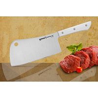 Нож-топорик кухонный для мяса Samura "HARAKIRI" (SHR-0040W) 180 мм