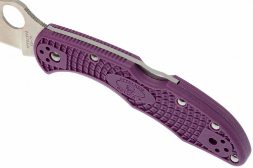 Складной нож Spyderco Delica 4 Flat Ground - 11FPPR фото 2