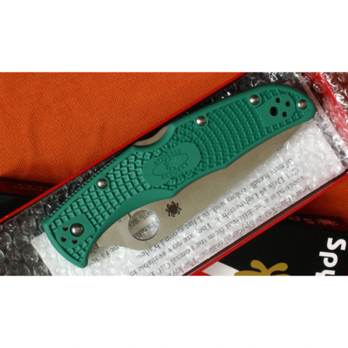 Складной нож Spyderco Endura 4 Flat Ground - 10FPGR фото 14