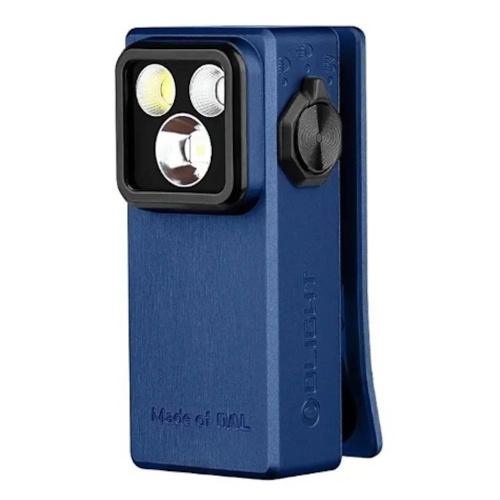 Фонарь Olight Oclip Ultra Navy Blue синий Фонарь Olight Oclip Ultra Navy Blue синий