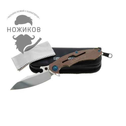 Складной нож Rikeknife M3 brown фото 5