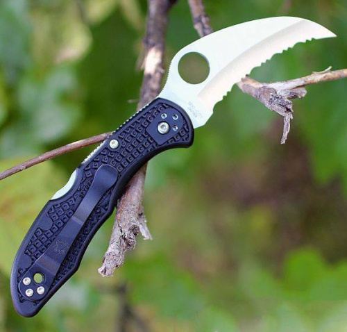 Складной нож Spyderco Tasman Salt 2 - 106SBK2 фото 5