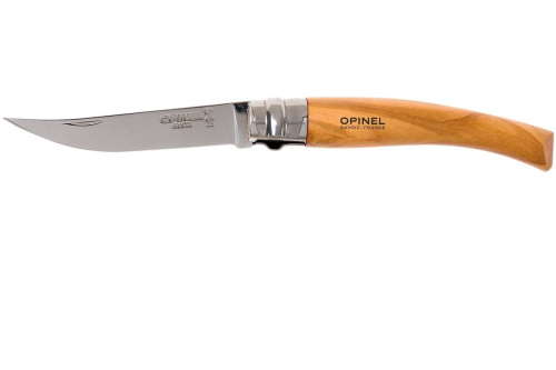 Складной нож Opinel Нож складной филейный№8 VRI Folding Slim Olivewood фото 10 Складной нож Opinel Нож складной филейный№8 VRI Folding Slim Olivewood фото 10