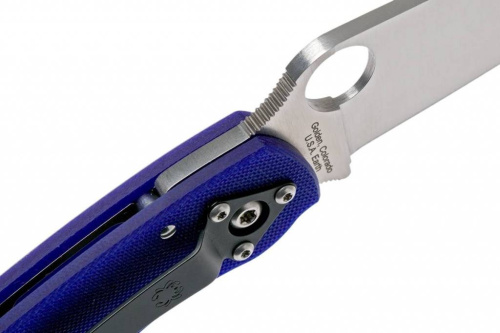 Складной нож Spyderco Military Blue C36GPDBL фото 10 Складной нож Spyderco Military Blue C36GPDBL фото 10