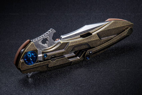 Складной нож Rikeknife M3 brown фото 11