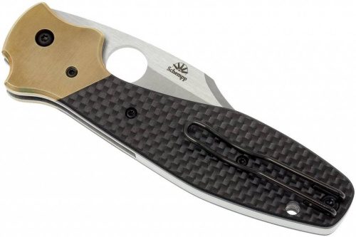 Складной нож Spyderco Schempp Bowie 190CFP фото 13