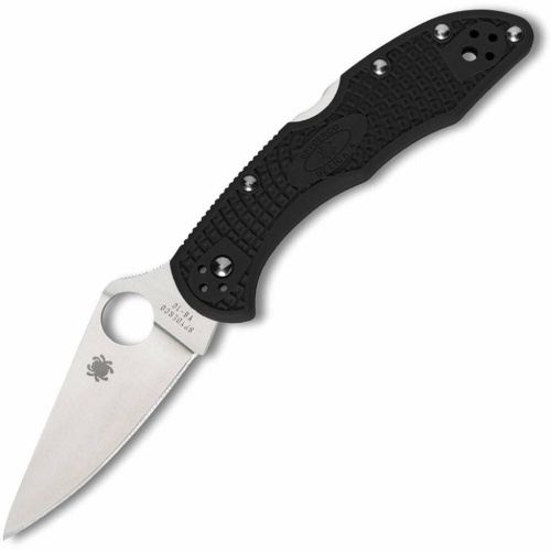 Складной нож Spyderco Delica 4 Flat Ground - 11FPBK фото 4