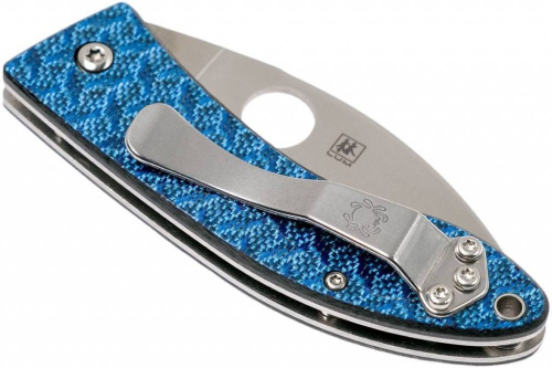 Складной нож Spyderco Lil' Lum Blue Nishijin - 205GFBLP фото 13 Складной нож Spyderco Lil' Lum Blue Nishijin - 205GFBLP фото 13