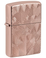 Зажигалка ZIPPO Armor® Hearts с покрытием Rose Gold
