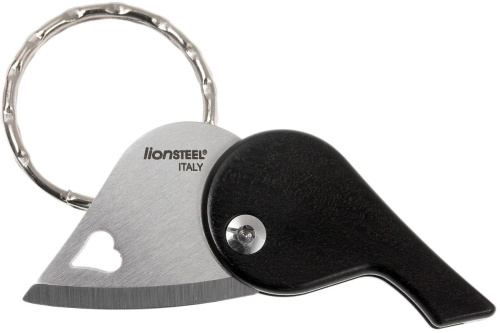 98 Lion Steel Нож-брелок складной сердце LionSteel LB EB - LionBeat Ebony фото 3 98 Lion Steel Нож-брелок складной сердце LionSteel LB EB - LionBeat Ebony фото 3