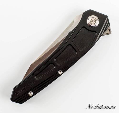 5891 Maxace Knife Maxace Ptilopsis Black фото 7